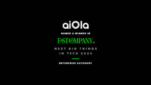 aiola winner of Fast Company's Next Best Thing In Tech