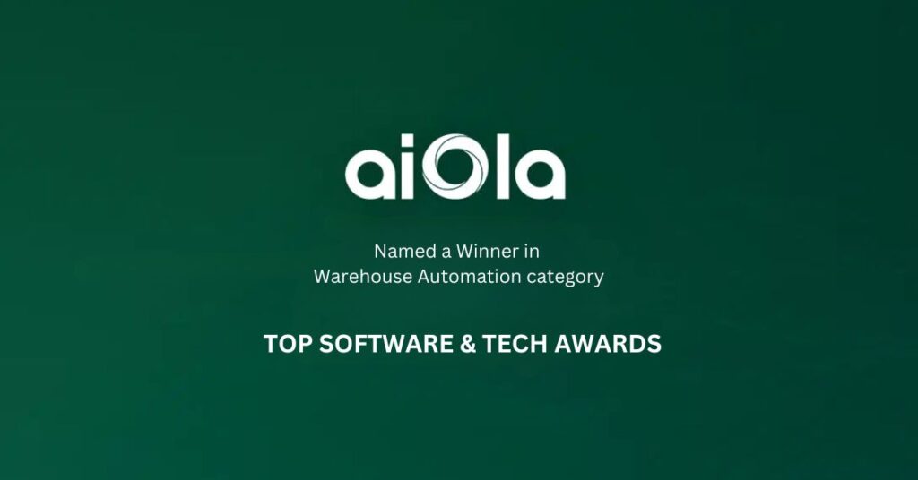 aiola winner in software and tech awards warehouse automation category